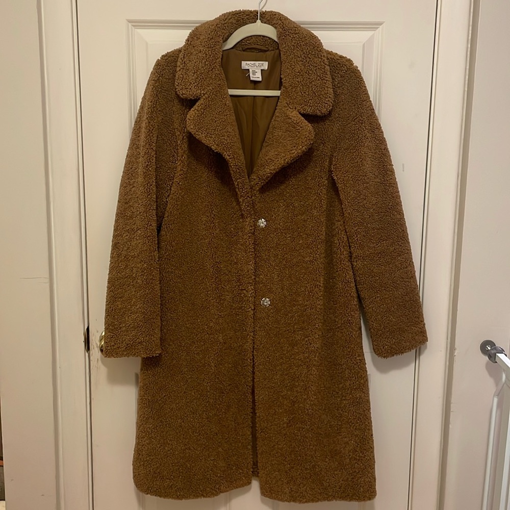 COPY - Rarely Worn Rachel Zoe Camel Sherpa Jacket | Size Women’s Medium